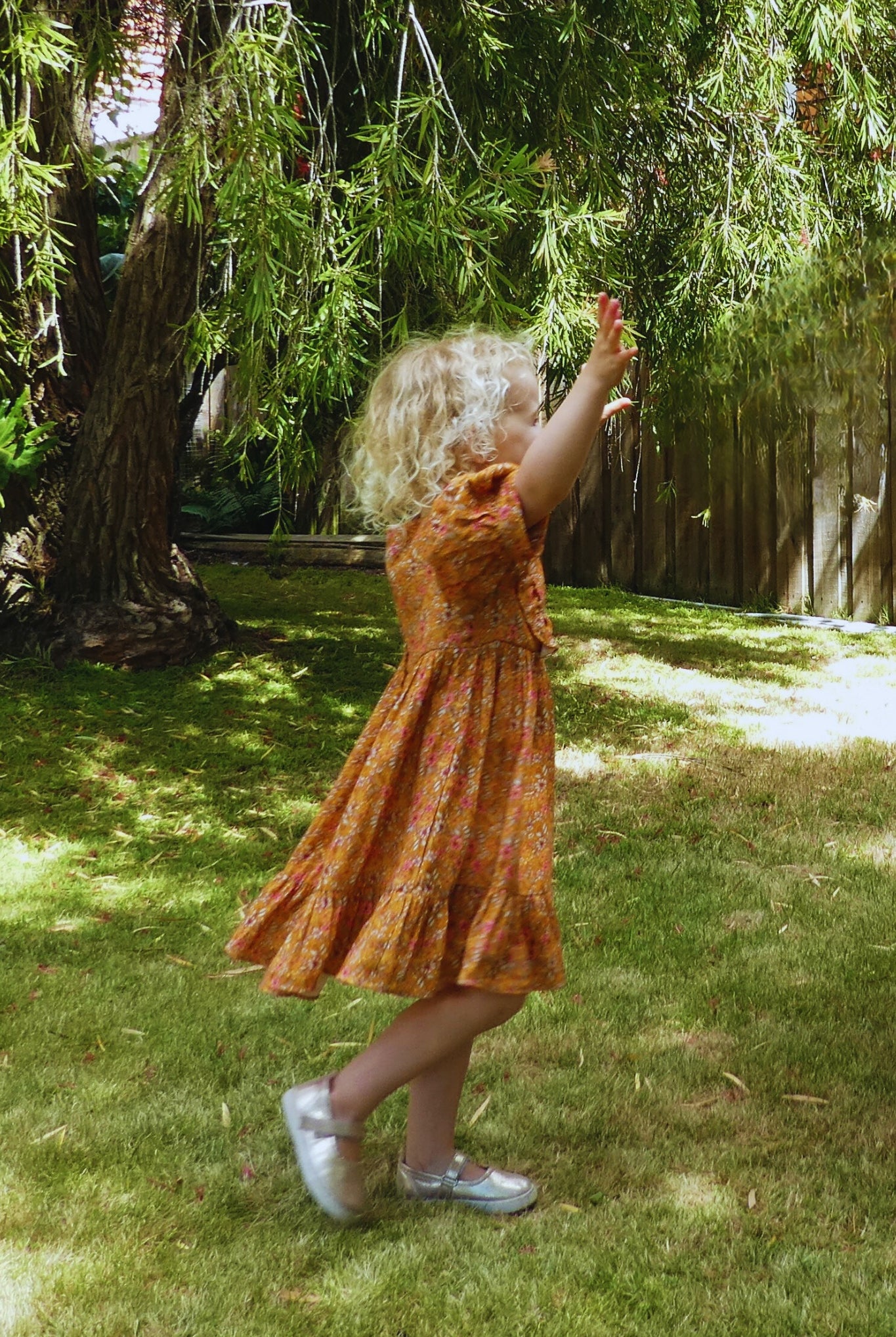 Child in Autumn Time mini me dress