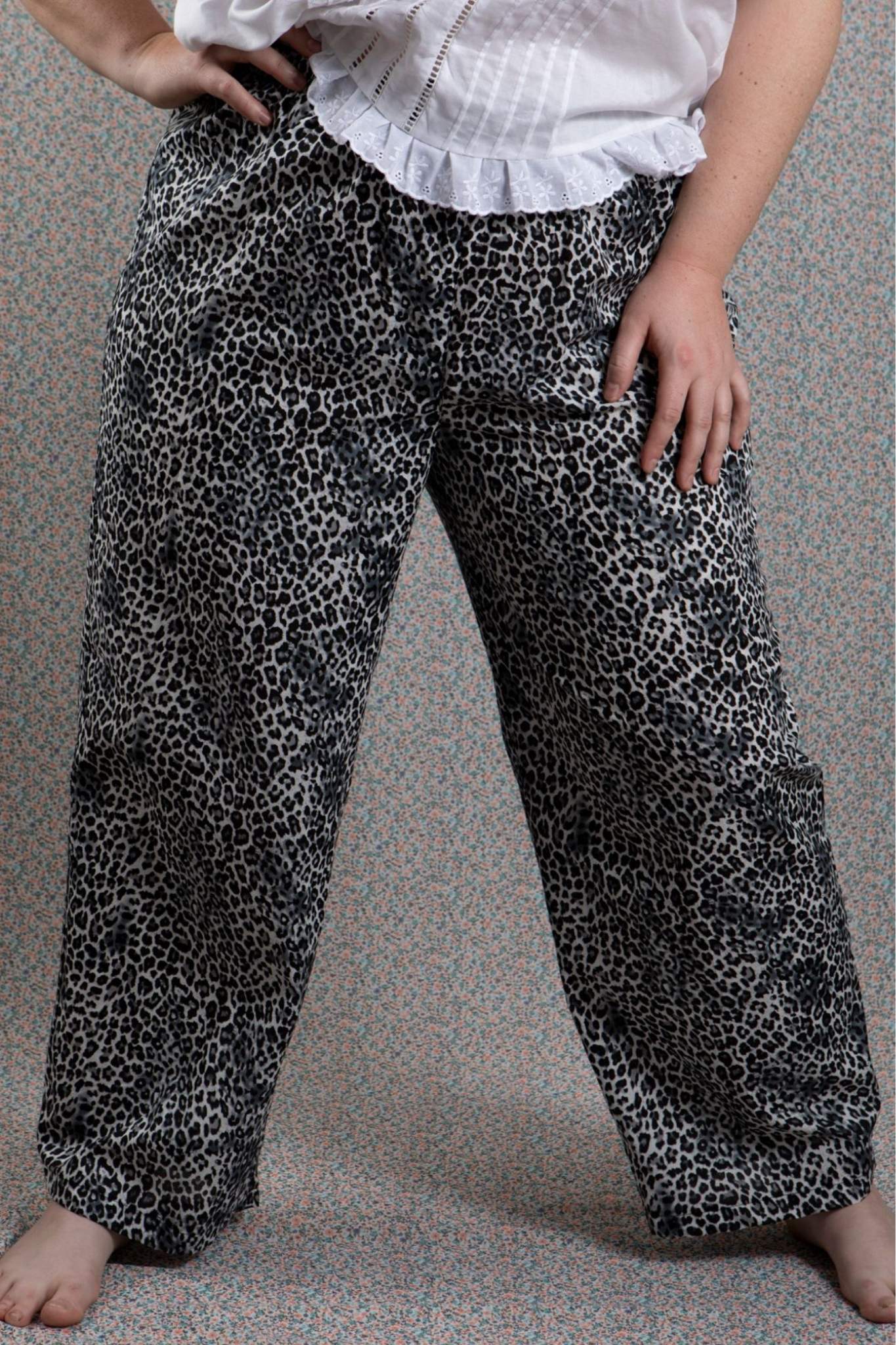 LEOPARD PRINT p.j. pants