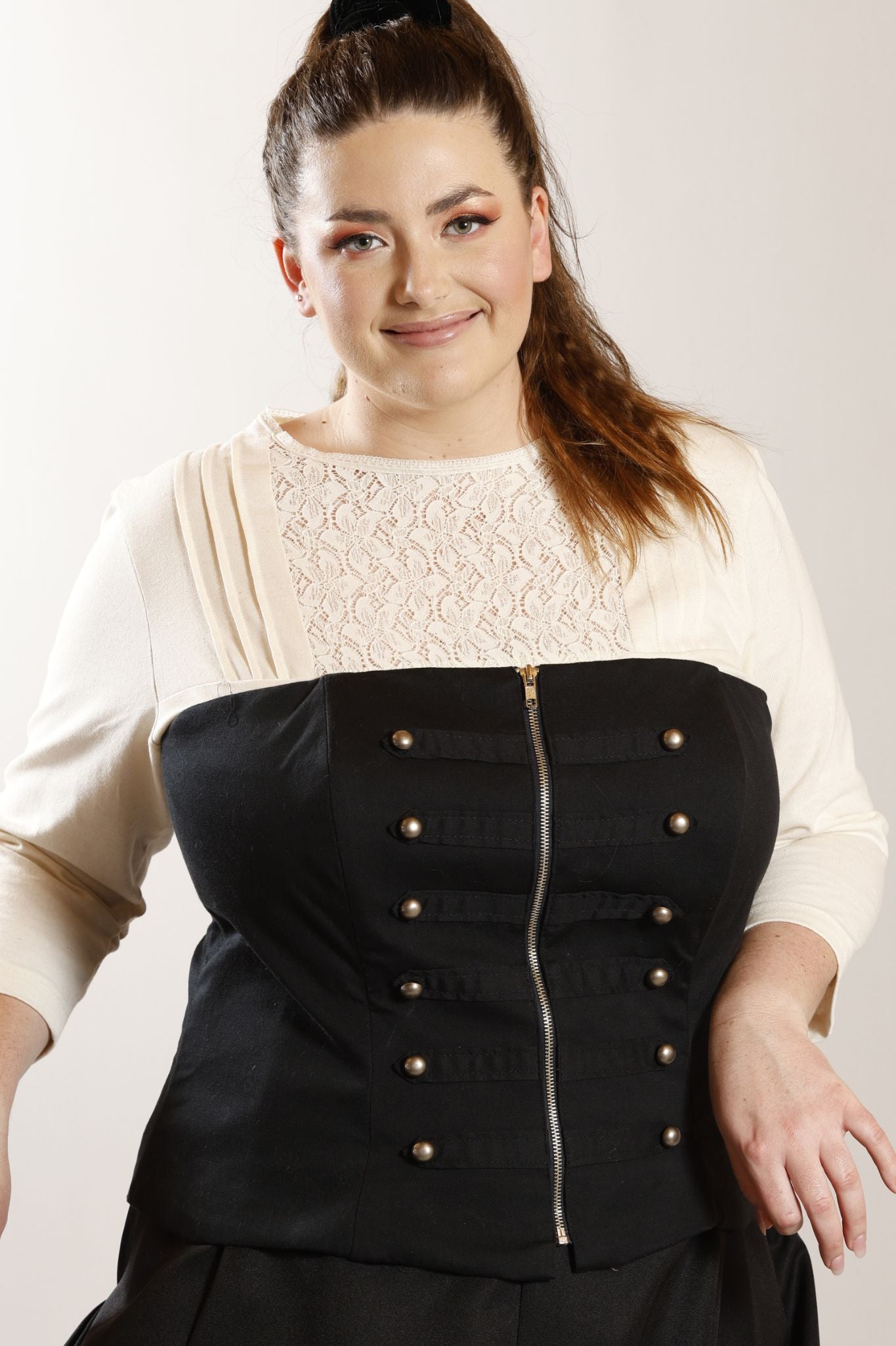 MILITARY MANIA corset top