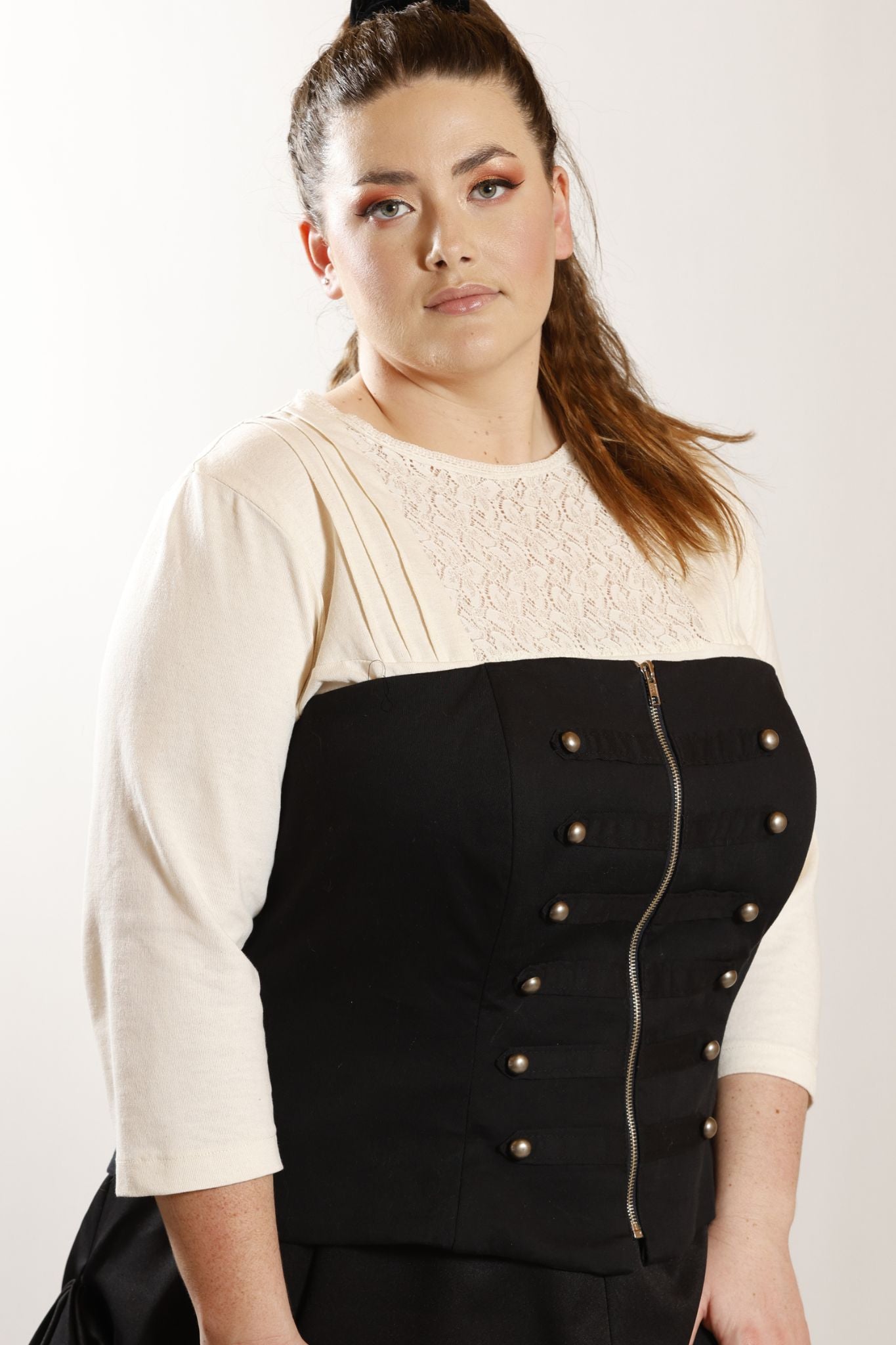MILITARY MANIA corset top