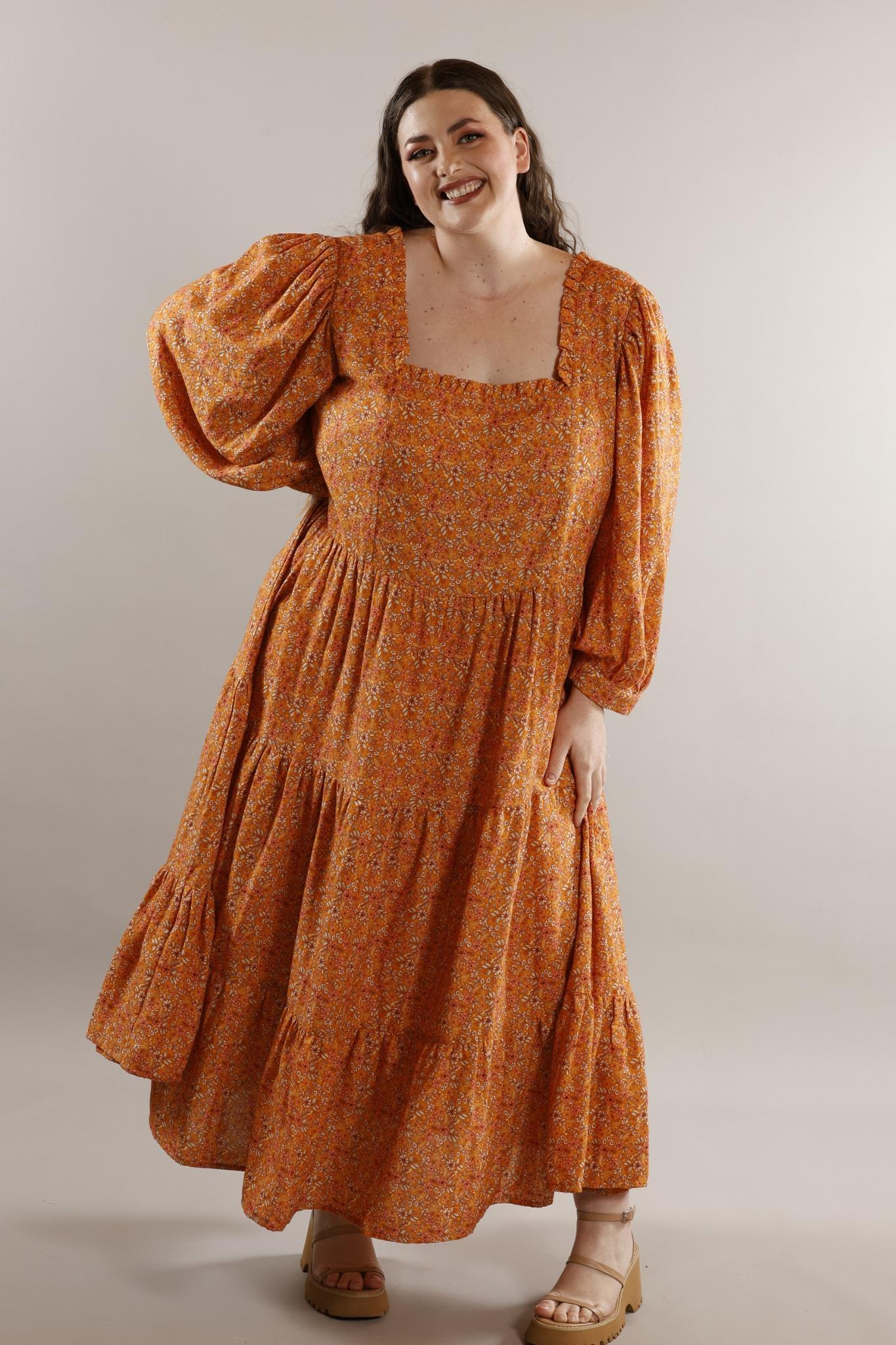 AUTUMN TIME maxi dress